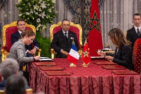 France And Morocco Sign Deals Worth Over 10 Billion Euros - Rabat