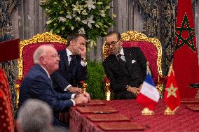 France And Morocco Sign Deals Worth Over 10 Billion Euros - Rabat