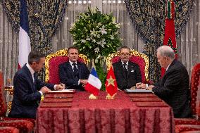 France And Morocco Sign Deals Worth Over 10 Billion Euros - Rabat