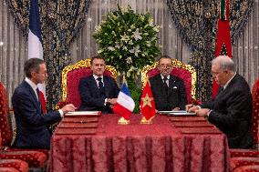 France And Morocco Sign Deals Worth Over 10 Billion Euros - Rabat