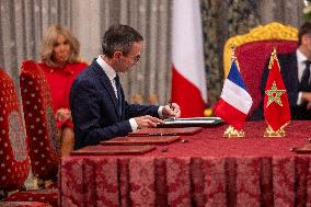 France And Morocco Sign Deals Worth Over 10 Billion Euros - Rabat