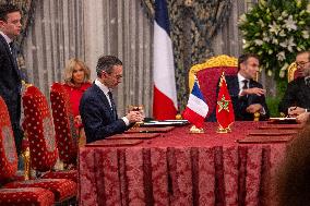 France And Morocco Sign Deals Worth Over 10 Billion Euros - Rabat