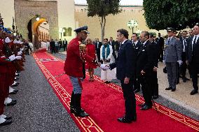 Macron’s State Visit In Morocco - Rabat