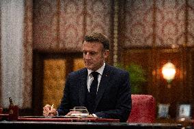 Macron’s State Visit In Morocco - Rabat