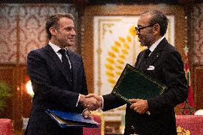 Macron’s State Visit In Morocco - Rabat