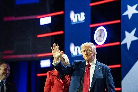 Trump Interviewed at National Faith Summit - Georgia