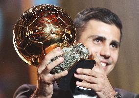 Manchester City's Rodri Wins Ballon d'Or - Paris