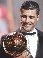 Manchester City's Rodri Wins Ballon d'Or - Paris