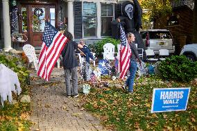 Harris And Walz Rally In Ann Arbor - Michigan