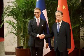 President Alexander Stubb of Finland on state visit to China