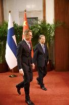 President Alexander Stubb of Finland on state visit to China