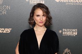 Natalie Portman At Ballon d'Or Ceremony - Paris