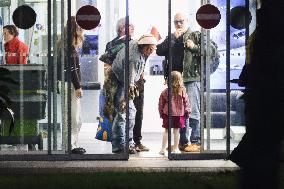 Johnny Depp Arrives At Airport - Milan