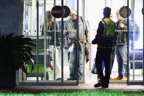 Johnny Depp Arrives At Airport - Milan