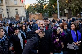 Protests Continue In Yerevan - Armenia