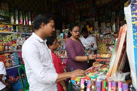 Fire Crackers Fair In Kolkata, India - 29 Oct 2024