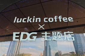 Luckin Coffee EDG E-sports Themed Store in Shanghai