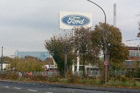 Strike At Ford Manufactory In Cologne