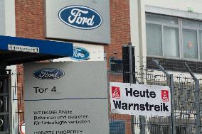 Strike At Ford Manufactory In Cologne