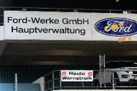 Strike At Ford Manufactory In Cologne