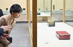 Japanese Princess Kako at museum