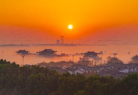 Advection Fog Appearing in Wafang Village