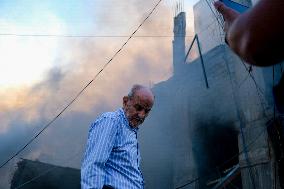 After the Strikes in Tyre - Lebanon