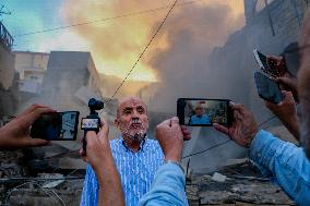 After the Strikes in Tyre - Lebanon