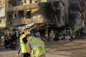 After the Strikes in Tyre - Lebanon