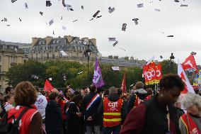 Health and CGT Sanofi Inter-Union Rally - Paris