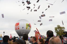 Health and CGT Sanofi Inter-Union Rally - Paris