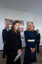 Brigitte Macron and Lalla Meryem Visit a School - Morocco