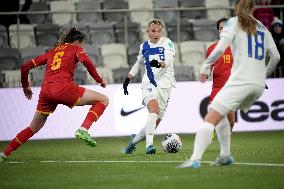 Football - UEFA Women's EURO 2025 - Women's European Qualifiers match Finland vs Montenegro