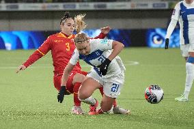 Football - UEFA Women's EURO 2025 - Women's European Qualifiers match Finland vs Montenegro