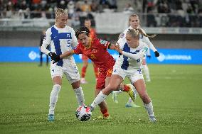 Football - UEFA Women's EURO 2025 - Women's European Qualifiers match Finland vs Montenegro