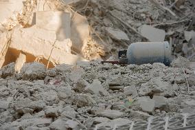 Aftermath Of Airstrikes In Hadath Suburb - Beirut