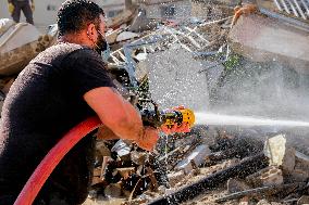 Aftermath Of Airstrikes In Tyre - Lebanon