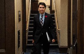 Justin Trudeau at the House of Commons in Ottawa