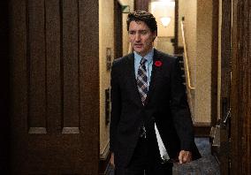 Justin Trudeau at the House of Commons in Ottawa