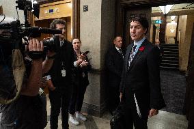 Justin Trudeau at the House of Commons in Ottawa