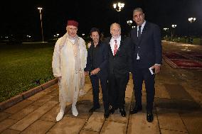 State Dinner in Honor of President Macron At Royal Palace - Rabat