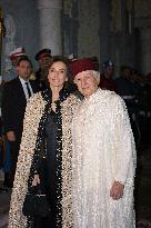 State Dinner in Honor of President Macron At Royal Palace - Rabat