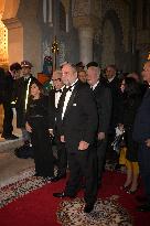 State Dinner in Honor of President Macron At Royal Palace - Rabat