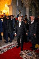 State Dinner in Honor of President Macron At Royal Palace - Rabat