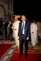 State Dinner in Honor of President Macron At Royal Palace - Rabat