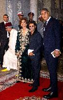 State Dinner in Honor of President Macron At Royal Palace - Rabat