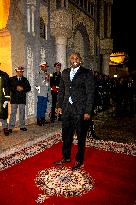 State Dinner in Honor of President Macron At Royal Palace - Rabat