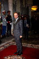 State Dinner in Honor of President Macron At Royal Palace - Rabat