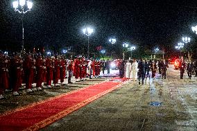 State Dinner in Honor of President Macron At Royal Palace - Rabat