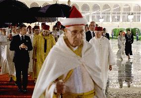 State Dinner in Honor of President Macron At Royal Palace - Rabat